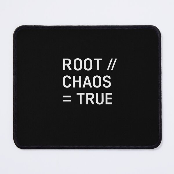 Item preview, ROOT // CHAOS = TRUE – Hacker Magick Minimalist Shirt – Chaos Magick Technomancer Shirt designed and sold by Ataraxia Apparel.