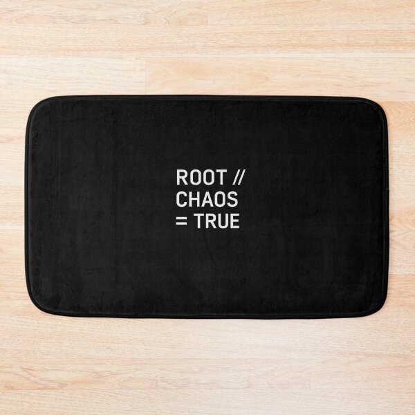 Item preview, ROOT // CHAOS = TRUE – Hacker Magick Minimalist Shirt – Chaos Magick Technomancer Shirt designed and sold by Ataraxia  Apparel.