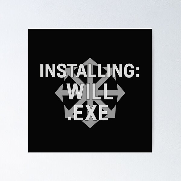 Item preview, Installing: WILL.EXE – Chaos Magick Technomancer Shirt designed and sold by Ataraxia  Apparel.