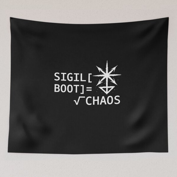 Item preview, Sigil Boot Sequence = √Chaos - Chaos Magick Sigilwear (Technomancer Edition)  designed and sold by Ataraxia  Apparel.