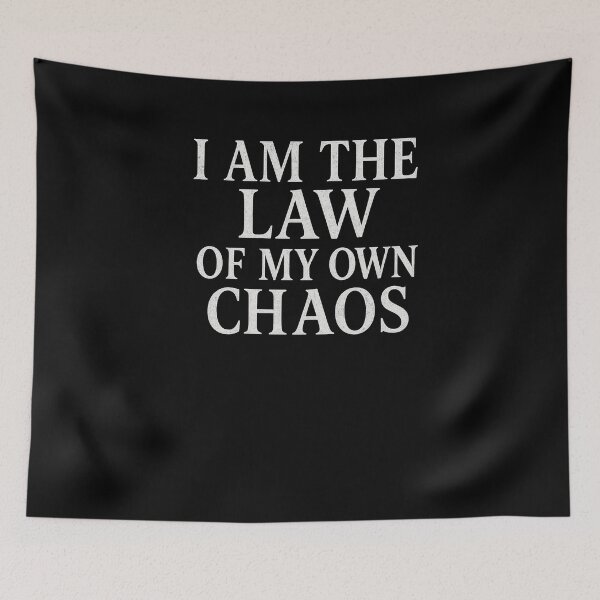 Item preview, I Am the Law of My Own Chaos - Chaos Magick Sigilwear designed and sold by Ataraxia  Apparel.