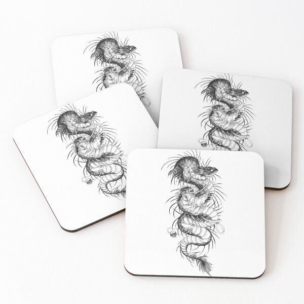 Item preview, Giant snake with skulls and sharp spines designed and sold by OGPixiePirate.