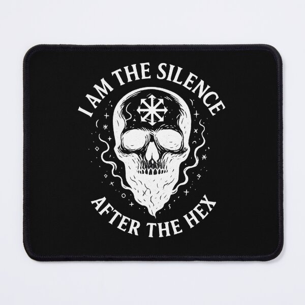 Item preview, I Am The Silence After the Hex Skull – Chaos Magick Sigilwear designed and sold by Ataraxia Apparel.