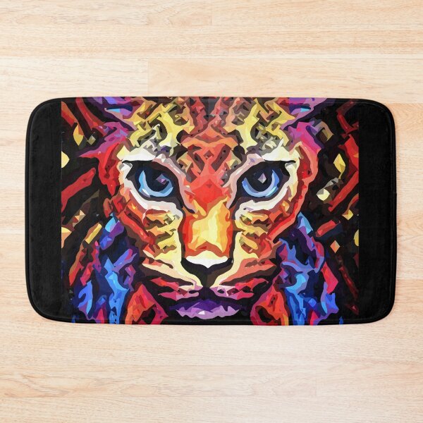 Item preview, That Colourful Leopard Look designed and sold by Yolanda Caporn Art.