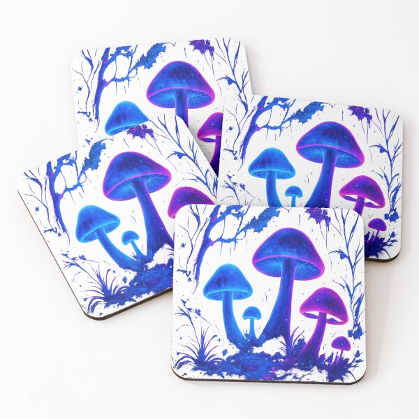 Item preview, Neon Mushroom Forest Rave designed and sold by TONSNAP.