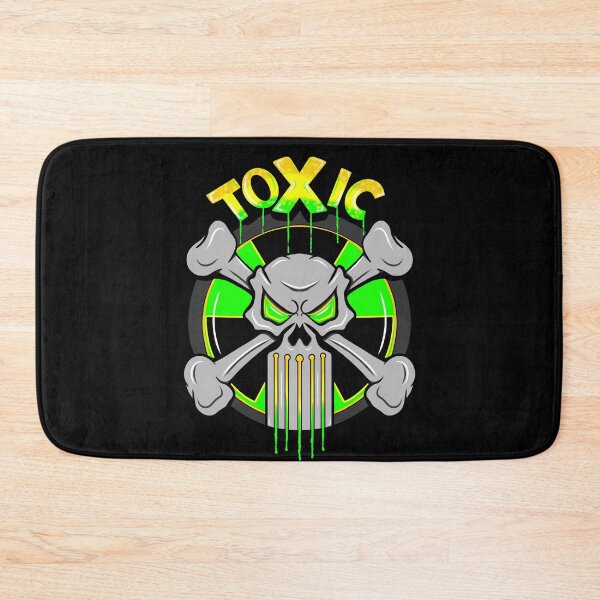 Item preview, Toxic Skull and Crossbones - Neon Green & Yellow designed and sold by CiniDee Designs.