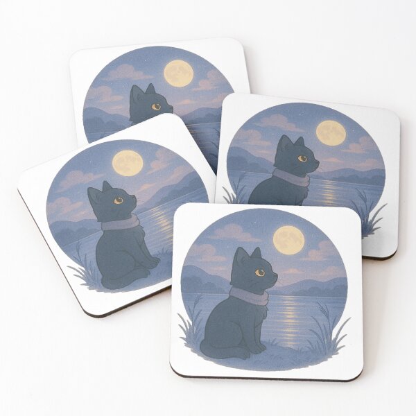 Item preview, Moonlit Paws designed and sold by WhiteSeason.