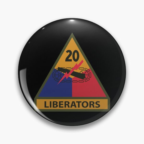 Item preview, Army - SSI - 20th Armored Division w Name Tape - Liberators X 300 designed and sold by Military Insignia Products.