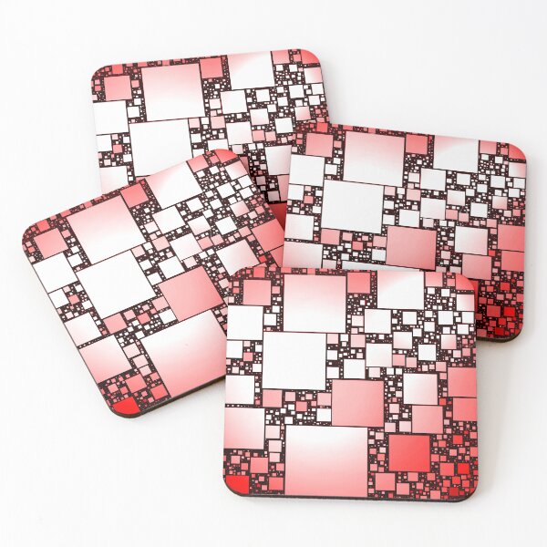 Item preview, Red and White Square Dancing designed and sold by Yolanda Caporn Art.