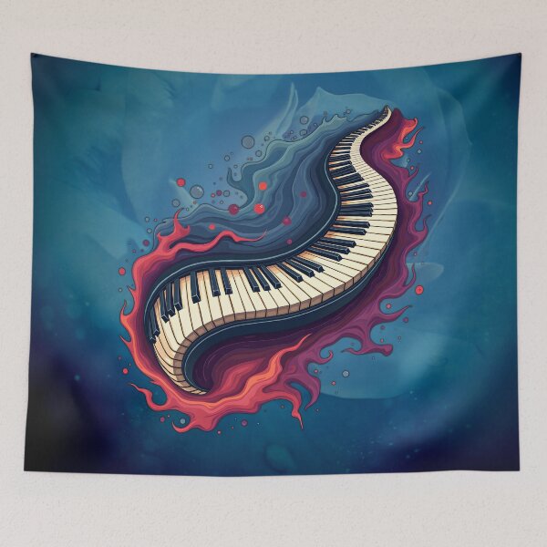Item preview, Music in motion, the curved piano. designed and sold by nicky2342.