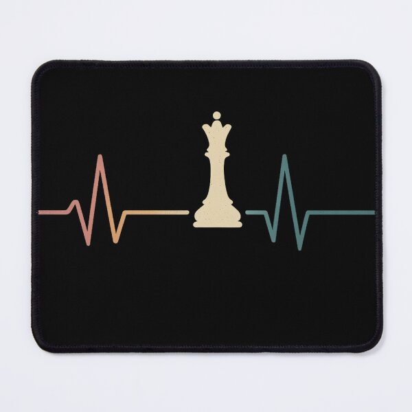 Item preview, Chess Desing With Heartbeat for Chess Players designed and sold by Your Chess Vault.