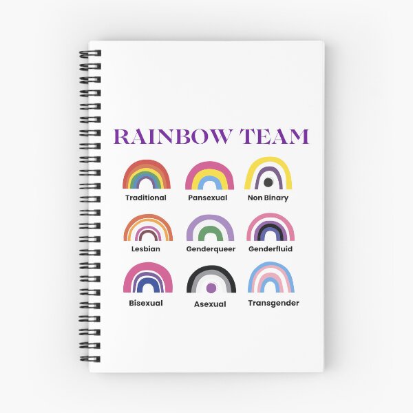 Item preview, Rainbow Team Pride Design designed and sold by Artbyminga.