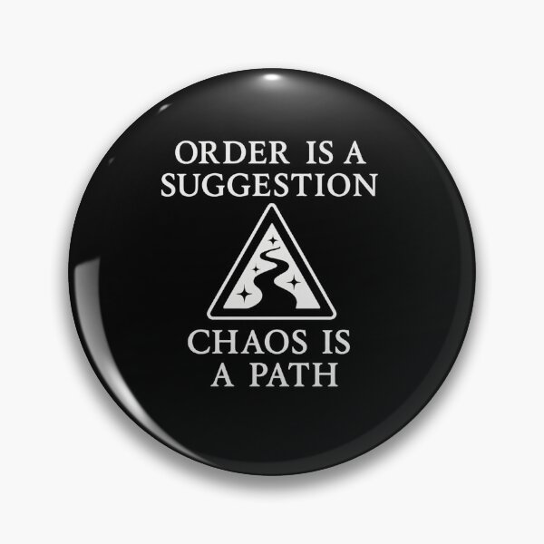 Item preview, Order Is a Suggestion – Chaos Is a Path (Mystic Road Shirt) - Chaos Magick Sigilwear designed and sold by Ataraxia  Apparel.