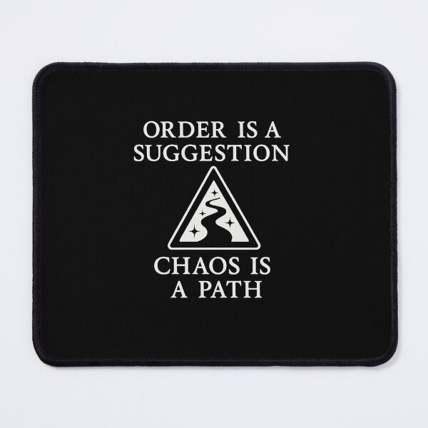 Item preview, Order Is a Suggestion – Chaos Is a Path (Mystic Road Shirt) - Chaos Magick Sigilwear designed and sold by Ataraxia Apparel.