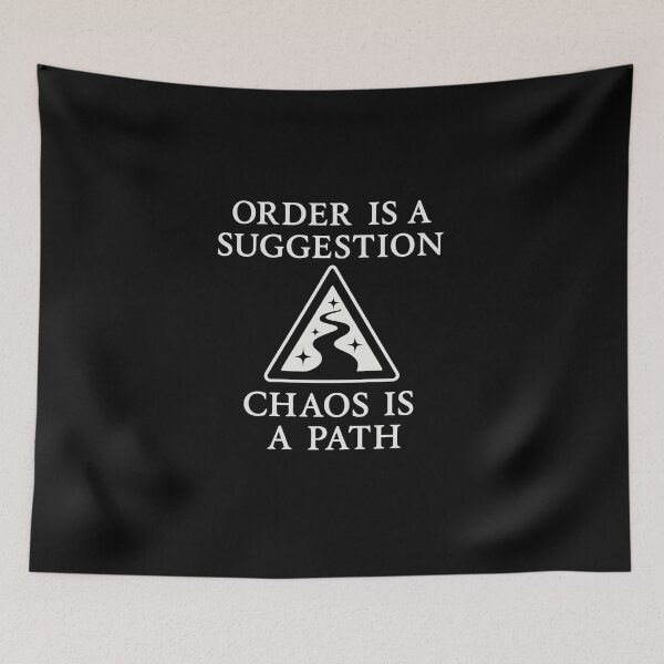 Item preview, Order Is a Suggestion – Chaos Is a Path (Mystic Road Shirt) - Chaos Magick Sigilwear designed and sold by Ataraxia  Apparel.