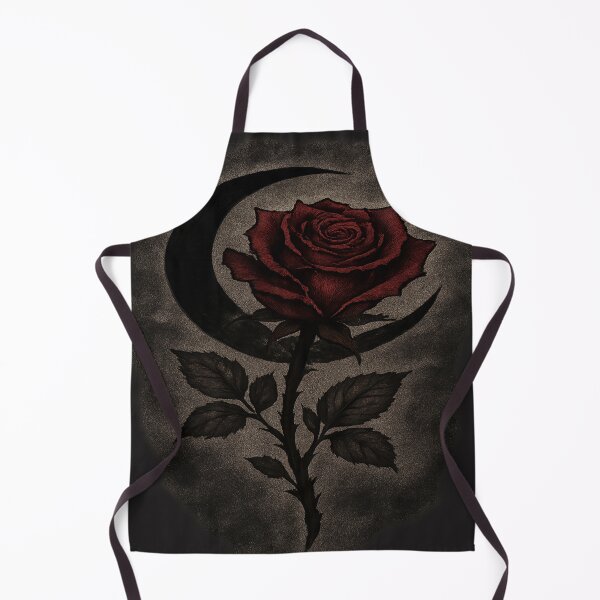 Item preview, Gothic Rose & Moon Emblem designed and sold by TONSNAP.