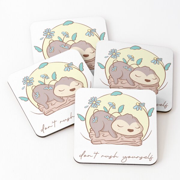 Item preview, sloth remiinder dont rush yourself designed and sold by mind over morgan .