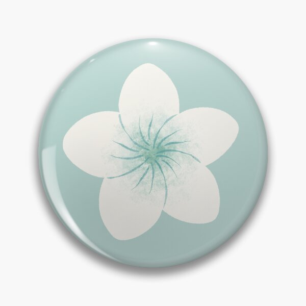 Item preview, Beautiful White and Blue Tropical Flower designed and sold by Yulia Saraswati.
