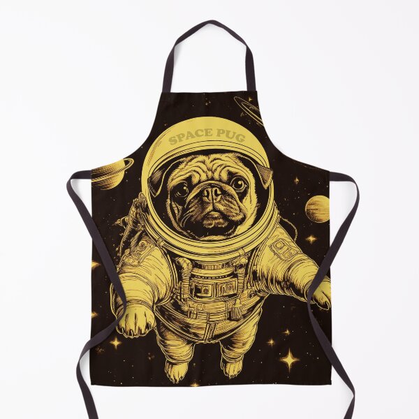 Item preview, Space Pug: Galactic Explorer designed and sold by Flower Magic .