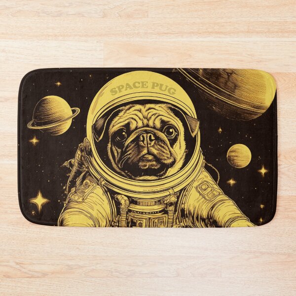 Item preview, Space Pug: Galactic Explorer designed and sold by Flower Magic .
