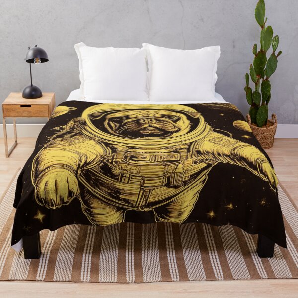 Item preview, Space Pug: Galactic Explorer designed and sold by Flower Magic .