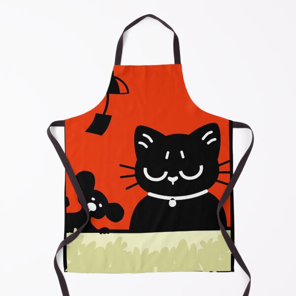 Item preview, Curious Black Cat & Mouse Friends with Wind Chime V.2 designed and sold by OzzyMac.