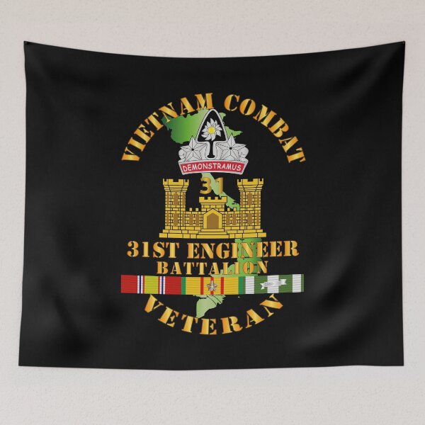 Item preview, Army - Vietnam Combat Veteran w 31st Engineer Bn w VN SVC designed and sold by Military Insignia Products.