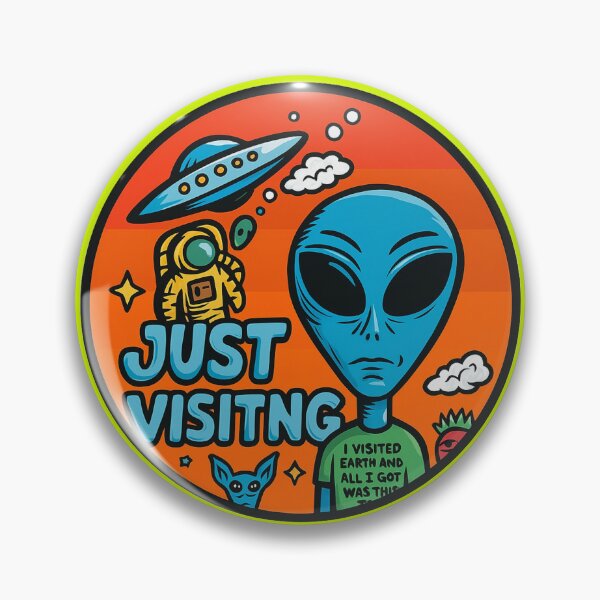 Item preview, Funny Alien Souvenir T-Shirt designed and sold by LavaCreative.