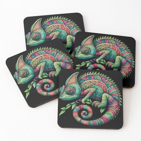 Item preview, Colorful Chameleon designed and sold by Funny Vintage Stickers And T-Shirts.