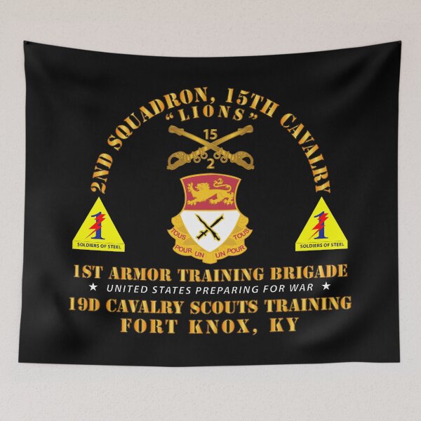 Item preview, Army -  2nd Squadron, 15th Cavalry (19D) - 1st Ar Tng Bde Ft Knox, KY designed and sold by Military Insignia Products.