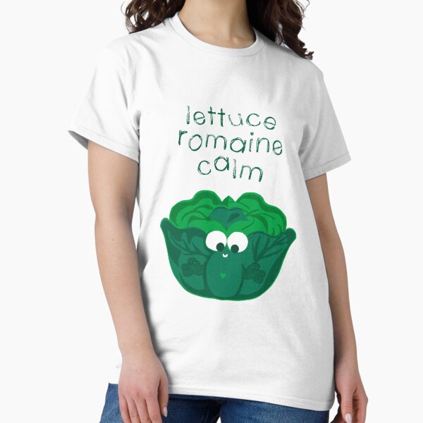 Item preview, Lettuce |Romaine | Calm | Puns | Wordplay | Humor | Midcentury-style | Cute designed and sold by geetasadashivan.