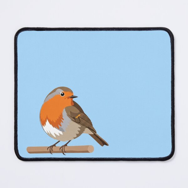Item preview, The Robin - Minimalist Garden Bird Art designed and sold by TheArtEngineer.