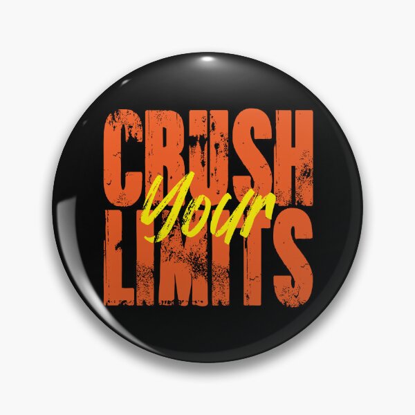 Item preview, Gym Motivational Quote | Crush Your limits designed and sold by typoinspired.