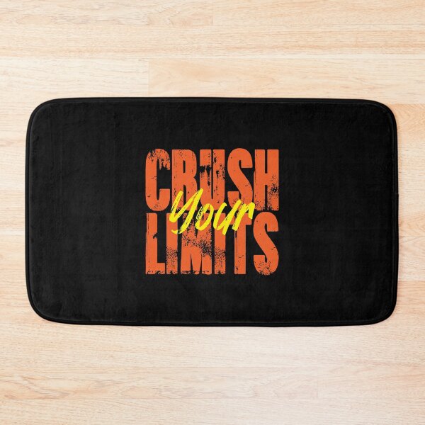 Item preview, Gym Motivational Quote | Crush Your limits designed and sold by typoinspired.