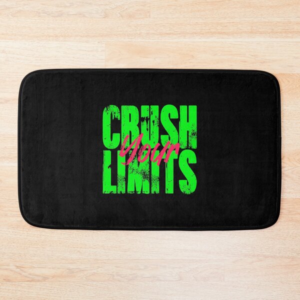 Item preview, Gym Motivational Quote | Crush Your limits designed and sold by typoinspired.