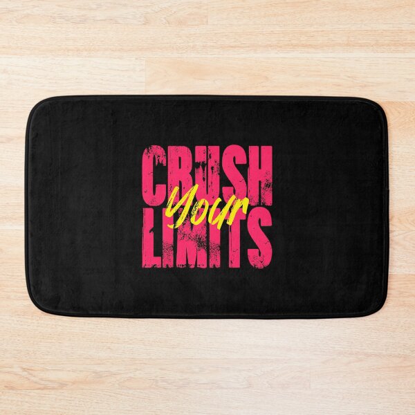 Item preview, Gym Motivational Quote | Crush Your limits designed and sold by typoinspired.