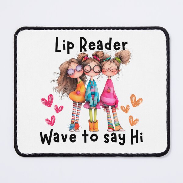 Item preview, Lip Reader - Kids fun Deaf Awareness Design designed and sold by Dance Vibes: Blingit Studios.