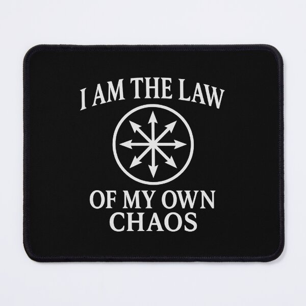 Item preview, I Am the Law of My Own Chaos - Chaos Magick Sigilwear designed and sold by Ataraxia Apparel.