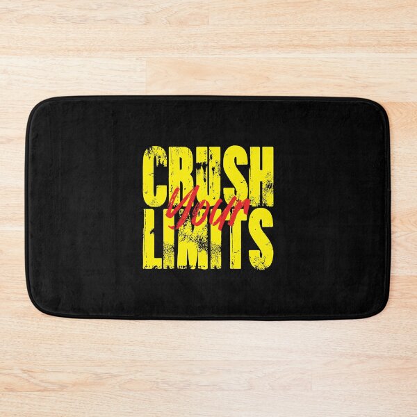 Item preview, Gym Motivational Quote | Crush Your limits designed and sold by typoinspired.