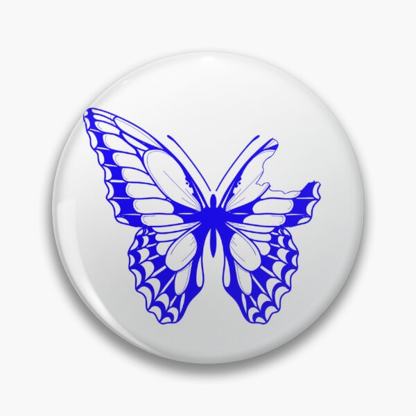 Item preview, Blue butterfly with broken wing designed and sold by OGPixiePirate.