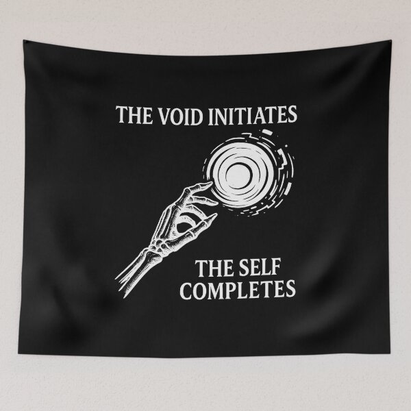 Item preview, The Void Initiates – The Self Completes (Esoteric Death Magick Shirt) - Chaos Magick Sigilwear designed and sold by Ataraxia  Apparel.
