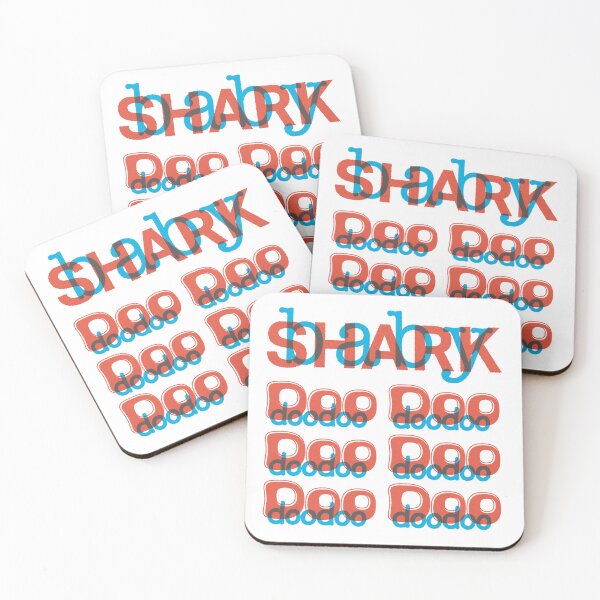 Item preview, Baby Shark | Doo doo | Duotone| Typographic | Humor | Retro | designed and sold by geetasadashivan.