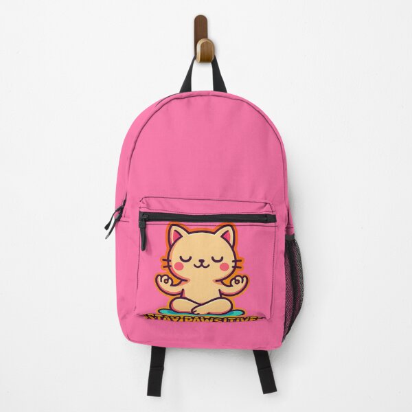 Item preview, Zen Cat Meditating – Stay Pawsitive designed and sold by fadilow.