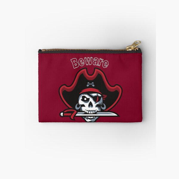 Item preview, Beware – Pirate Skull Design for Horror Readers | Gothic Lore & Dark Fiction Vibes designed and sold by Favbookshelf by Manik.