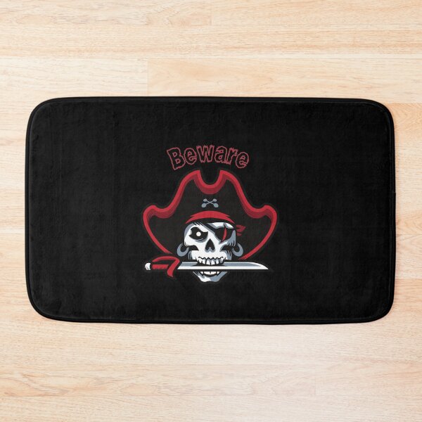 Item preview, Beware – Pirate Skull Design for Horror Readers | Gothic Lore & Dark Fiction Vibes designed and sold by Favbookshelf by Manik.