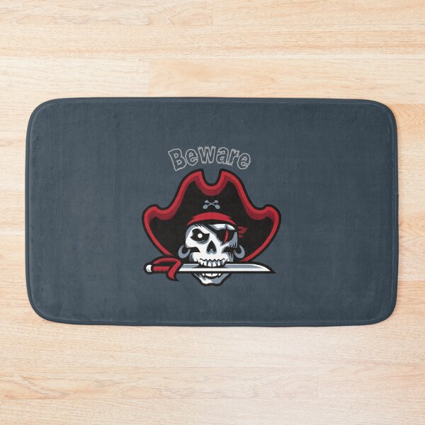 Item preview, Beware – Pirate Skull Design for Horror Readers | Gothic Lore & Dark Fiction Vibes designed and sold by Favbookshelf by Manik.