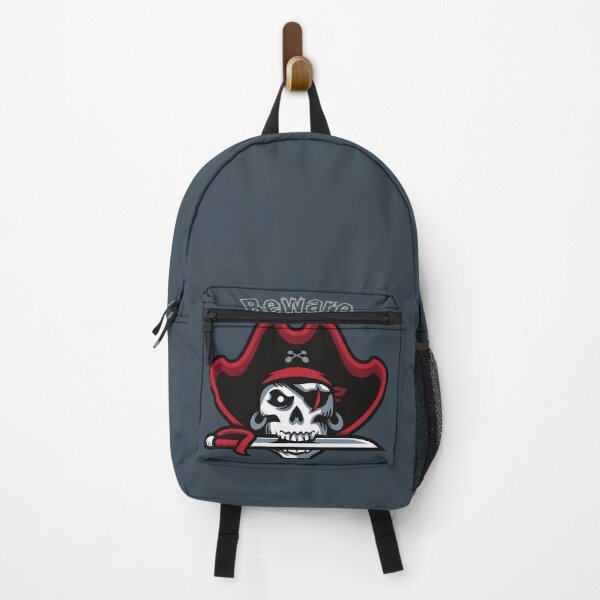 Item preview, Beware – Pirate Skull Design for Horror Readers | Gothic Lore & Dark Fiction Vibes designed and sold by Favbookshelf by Manik.