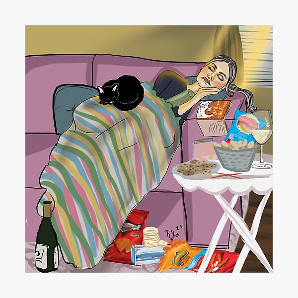 Artikel-Vorschau von bekifft Emily Prentiss, designt und verkauft von doodles by rye ..