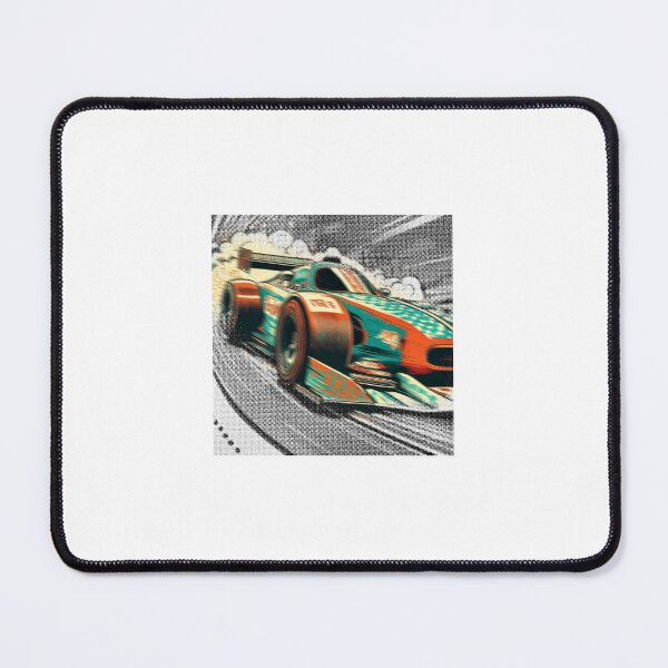Item preview, F1 Halftone Racer designed and sold by Whiskers Secret Garden.