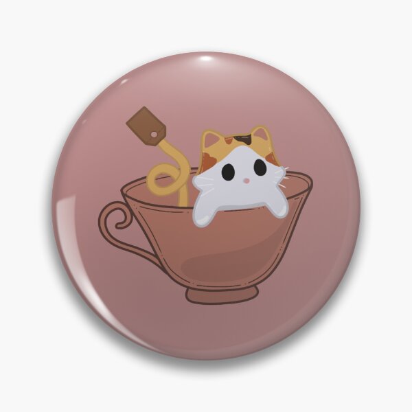 Item preview, Cat in a Teacup designed and sold by MoasisArt.